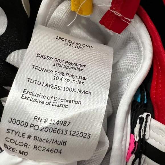 Revolution Dancewear Size MC Swing With Me Dance Costume Leotard Dress - Picture 7 of 10